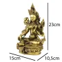 Статуя Зелена Тара Kailash Бронза 23 см (26311)