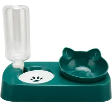 Миска для котов с поилкой Taotaopets 119906 280х150 мм 0.5 л Forest Green (6946-28331) Миска для котов с поилкой Taotaopets 119906 280х150 мм 0.5 л Forest Green (6946-28331)