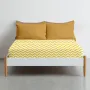 Простынь на резинке в детскую кроватку 60х120 см YELLOW ZIGZAG CS1 COSAS Золотистый