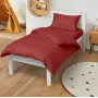 Подростковое постельное белье сатин BURGUNDY Cosas Красный 160х220 см