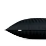 Подростковая постель сатин с простыней на резинке ONYX CS1 Cosas черный 160х220 см