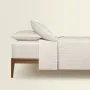 Двуспальное постельное белье сатин ALMOND Cosas Кремовый 180х220 см