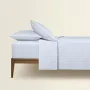 Семейный комплект постельного белья сатин PORCELAIN Cosas Белый 2х160х220 см