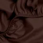 Простирадло на резинці в дитяче ліжечко 60х120 см сатин BROWN Cosas