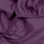 Простирадло на резинці сатин VIOLET Cosas Фіолетовий 90х200х20 см