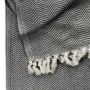 Плед хлопковый COSAS TWISTY 200х230 см CS5 Черный