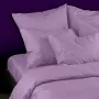 Двоспальна постіль сатин з простирадлом на гумці LAVENDER Cosas Лаванда 180х220 см