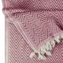 Плед бавовняний COSAS ZIGZAG 180х230 см CS4 Червоний