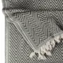 Плед бавовняний COSAS ZIGZAG 180х230 см CS5 Чорний