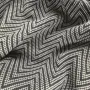 Плед бавовняний COSAS ZIGZAG 180х230 см CS5 Чорний