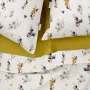 Двоспальна постіль з простирадлом на гумці Cosas Summer Garden 180х220 см Різнокольоровий