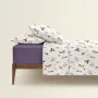 Двоспальна постіль з простирадлом на гумці Cosas Summer Garden CS3 180х220 см Різнокольоровий