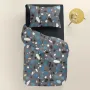 Подростковая постель с простыней на резинке GEMSTONES CS8 Cosas серый 160х220 см