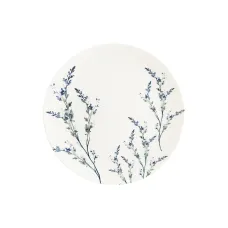Тарілка Bonna Lavender Pino Chichi 25 см Білий/синій