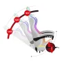 Компьютерное кресло Huzaro Force 4.7 RGB White ткань
