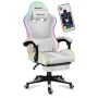 Компьютерное кресло Huzaro Force 4.7 RGB White ткань