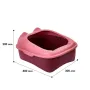 Туалет для кошек Taotaopets 268802 Pink 40*30*20 cm