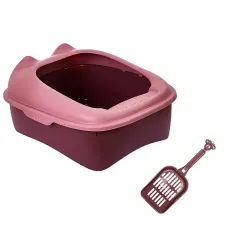 Туалет для кішок Taotaopets 268802 Pink 40*30*20 cm Туалет для кішок Taotaopets 268802 Pink 40*30*20 cm