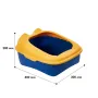 Туалет для кошек Taotaopets 268802 Yellow 40*30*20 cm лоток для котов с лопаткой