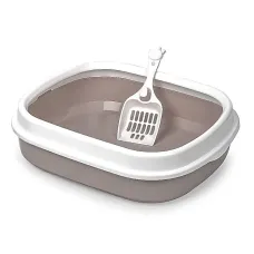 Туалет лоток для кошек с лопаткой Taotaopets 225501 46*38*13 см Coffee (11051-62349) Туалет лоток для кошек с лопаткой Taotaopets 225501 46*38*13 см Coffee (11051-62349)