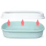 Туалет лоток для кошек с лопаткой Taotaopets 225501 46*38*13 см Голубой (11051-62348)