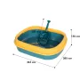 Туалет лоток для кошек с лопаткой Taotaopets 225501 46*38*13 см Индиго (11051-62351)