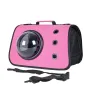 Сумка для переноски домашних питомцев RIAS CosmoPet CP-31 с иллюминатором 40x26x25 см Pink (3_03286)