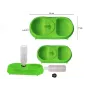 Кормушка для котов и собак Fine Pet Feeder с поилкой Green (3_03635)