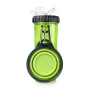 Бутылка для животных Snack-Duo для воды и корма со складной миской Green (3_03743)