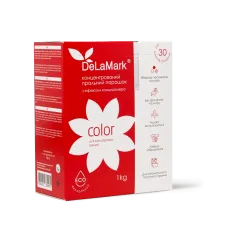 Пральний порошок DeLaMark Royal Powder Color з ефектом кондиціонера 1 кг