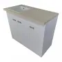 Пластиковая кухонная тумба с мойкой 120 см
