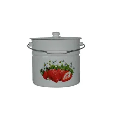 Відро з кришкою IDILIA Полуниця 12,0 л/2 Білий (І1224/2)