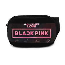 Сумка Бананка Bioworld Блек Пінк BlackPink v3 (20227)