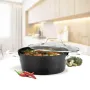Кастрюля Maestro Greblon MR-4428 5,8 л Черный