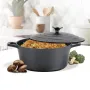 Кастрюля с крышкой Maestro Cast MR-4520 2,5 л Черный