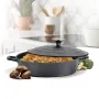 Сотейник с крышкой Maestro Shallow MR-4528-S 28 см Черный
