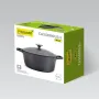 Кастрюля с крышкой Maestro Cast MR-4524 4,2 л Черный