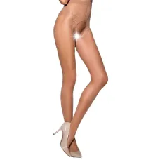 Еротичні колготки Passion TIOPEN 006 beige (30 den) розмір 3/4 бежевий (PS24513)