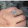 Кольцо военной разведки Украины Maxi Silver 9216 SE 19