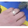 Кольцо царя Соломона на иврите 2 надписи Maxi Silver 9208 SE 18