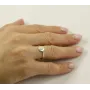 Кольцо минимализм с кругом Maxi Silver 9055 SE 16