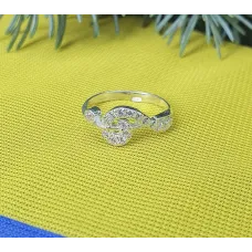 Кольцо скрипичный ключ Maxi Silver 8746 SE 15.5