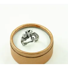 Кольцо дракон из Maxi Silver 8627 SE 15.5