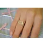 Кольцо сердце из рук Maxi Silver 8593 SE 17.5