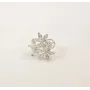 Кольцо три цветка Maxi Silver 8590 SE 16