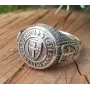 Кольцо тамплиеров Maxi Silver 8578 SE 16
