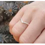 Тонкое кольцо без камней Maxi Silver 8409 SE 16