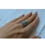Кольцо с цветочками Maxi Silver 8129 SE 17.5