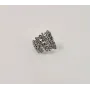 Кольцо с цветочками Maxi Silver 8129 SE 19.5