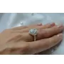 Кольцо с камнем капля Maxi Silver 7981 SE 16